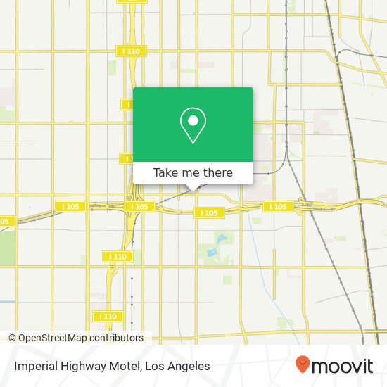 Imperial Highway Motel map