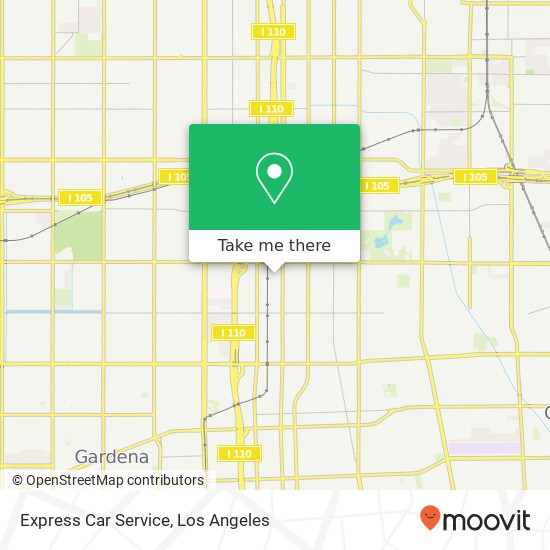 Express Car Service map