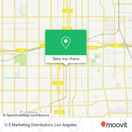 U S Marketing Distributors map