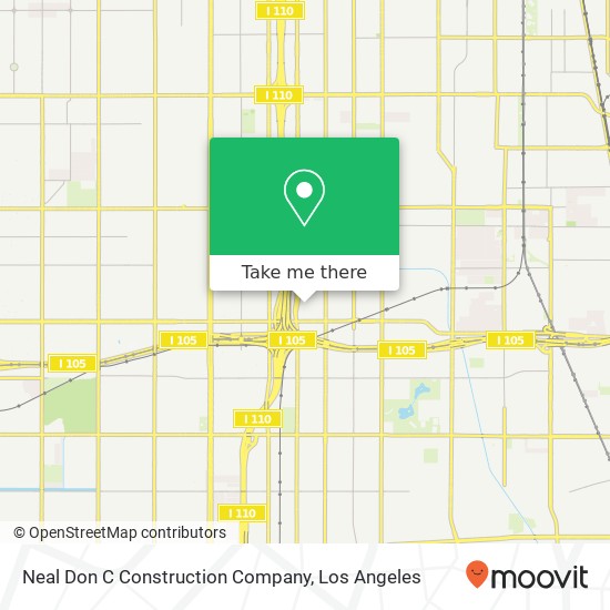 Neal Don C Construction Company map