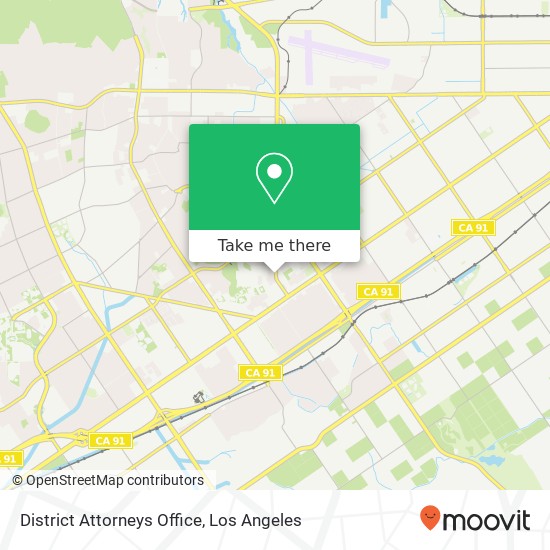 Mapa de District Attorneys Office