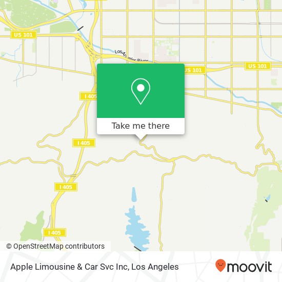 Mapa de Apple Limousine & Car Svc Inc
