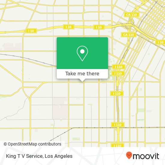 Mapa de King T V Service