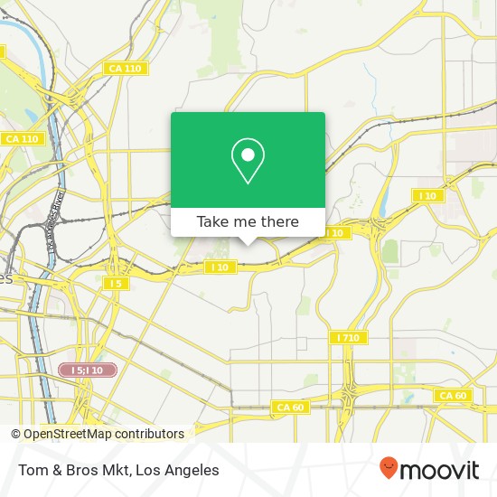 Tom & Bros Mkt map