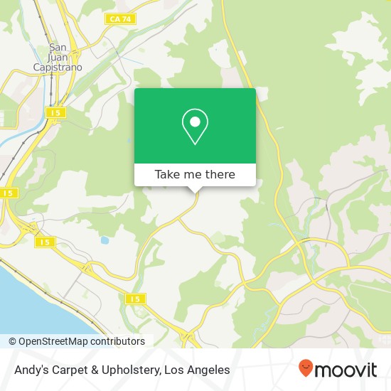 Andy's Carpet & Upholstery map