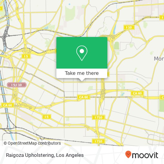 Raigoza Upholstering map