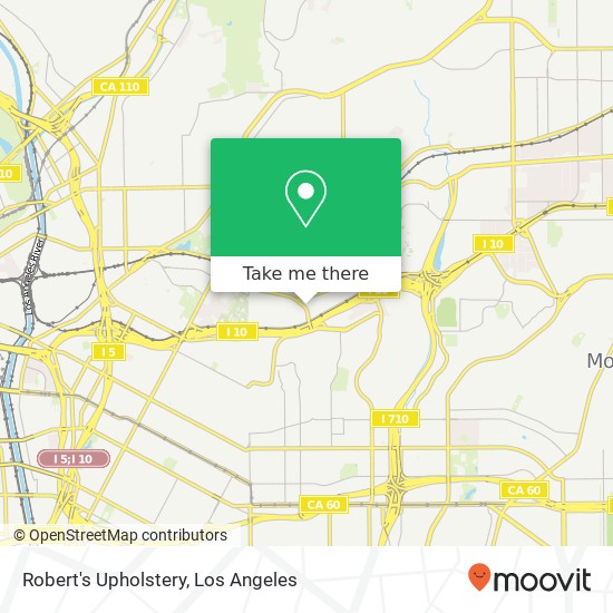 Robert's Upholstery map