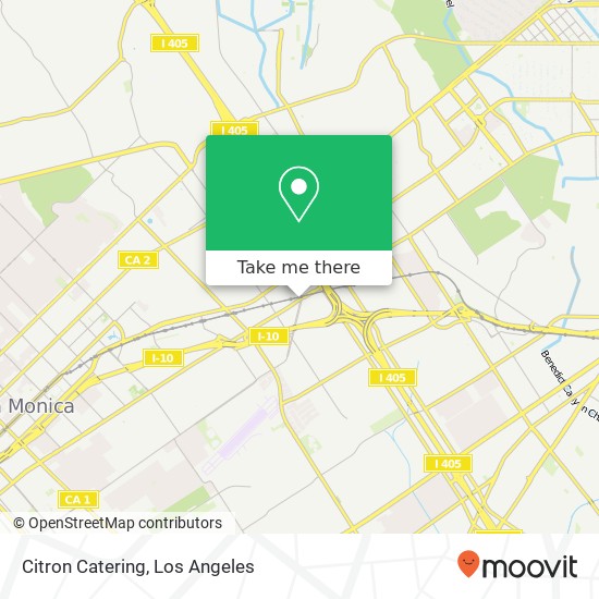 Citron Catering map