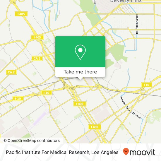 Mapa de Pacific Institute For Medical Research