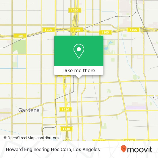 Mapa de Howard Engineering Hec Corp