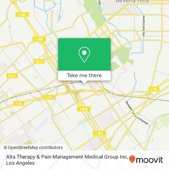 Alta Therapy & Pain Management Medical Group Inc map