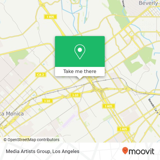 Media Artists Group map