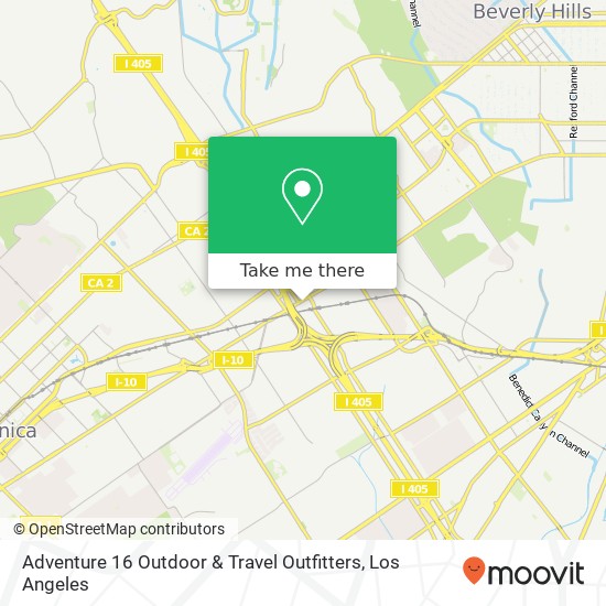 Adventure 16 Outdoor & Travel Outfitters map