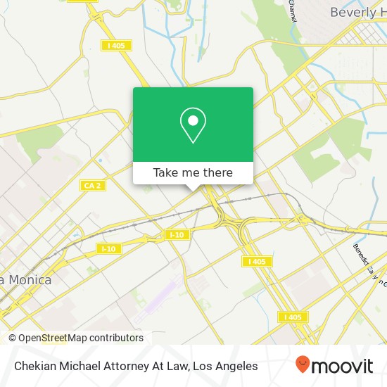 Mapa de Chekian Michael Attorney At Law