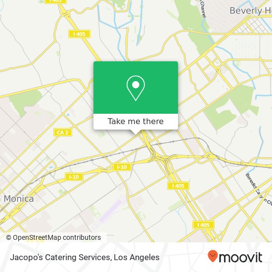 Mapa de Jacopo's Catering Services
