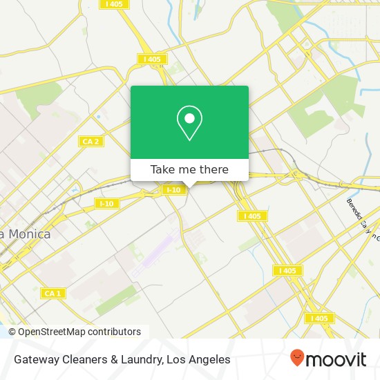 Mapa de Gateway Cleaners & Laundry