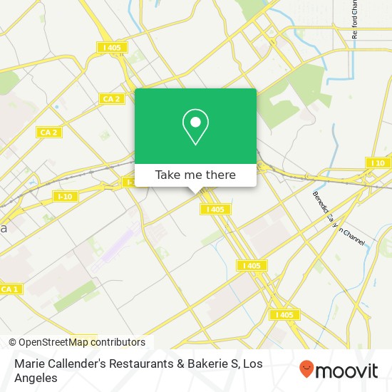 Marie Callender's Restaurants & Bakerie S map