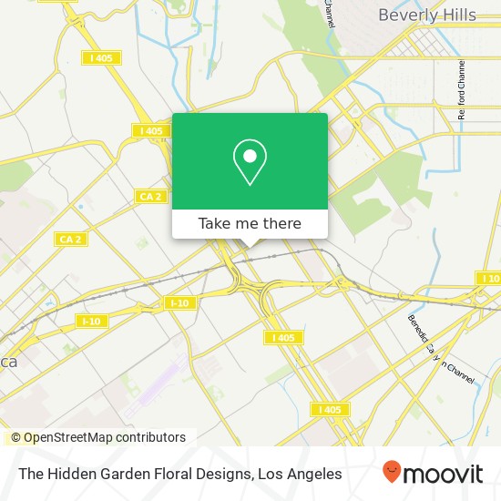 The Hidden Garden Floral Designs map