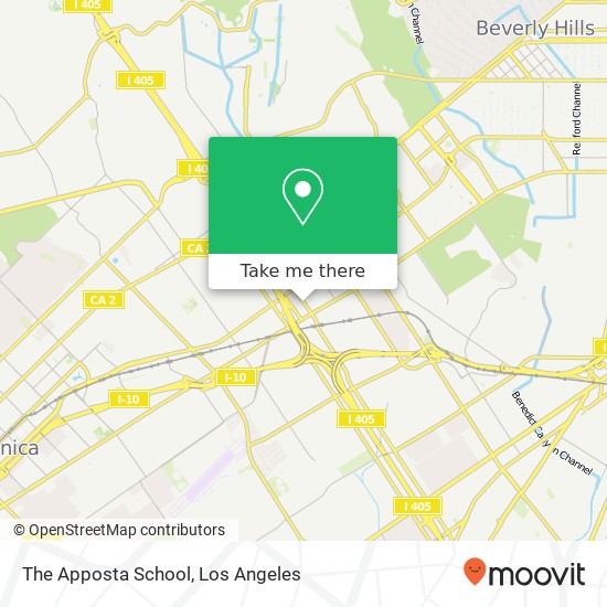 The Apposta School map