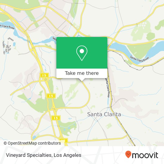 Vineyard Specialties map