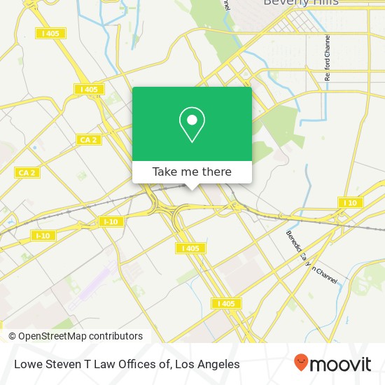 Lowe Steven T Law Offices of map