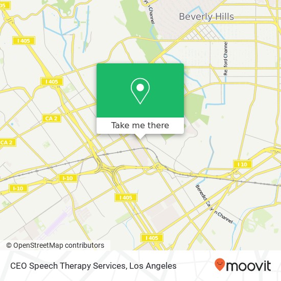 Mapa de CEO Speech Therapy Services