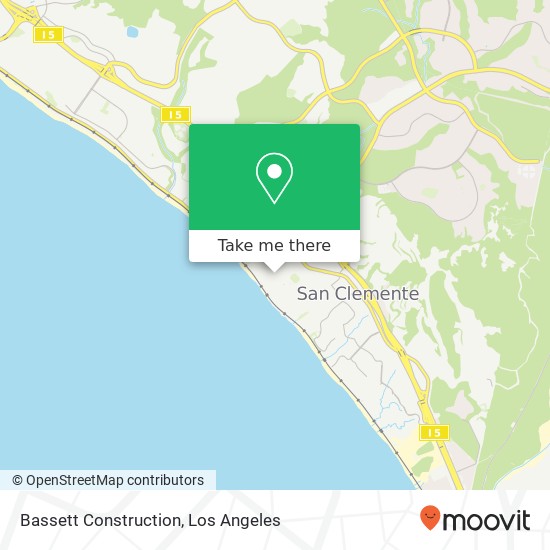 Bassett Construction map