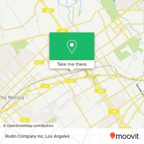 Mapa de Rodin Company Inc