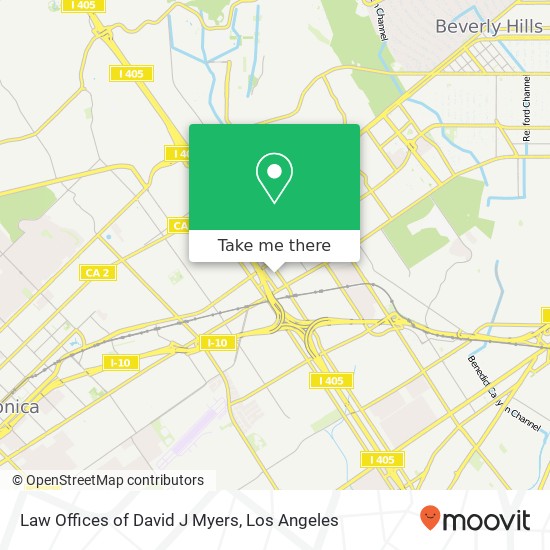 Law Offices of David J Myers map