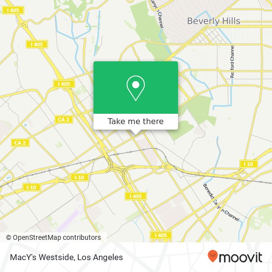 Mapa de MacY's Westside