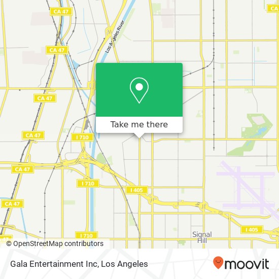 Gala Entertainment Inc map