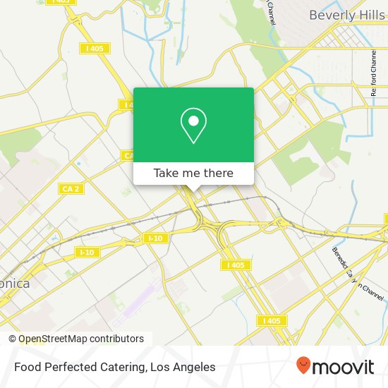 Mapa de Food Perfected Catering