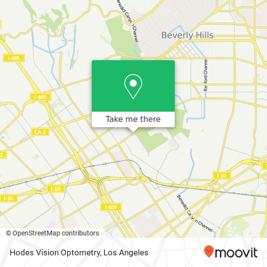 Hodes Vision Optometry map
