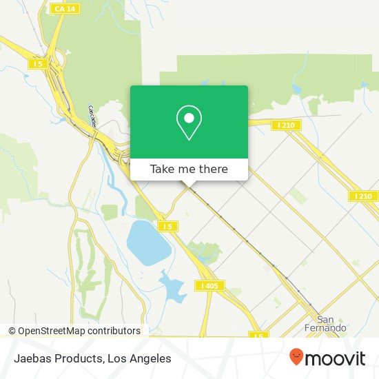 Jaebas Products map