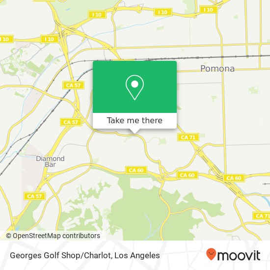 Mapa de Georges Golf Shop/Charlot