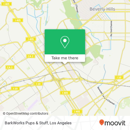 Mapa de BarkWorks Pups & Stuff