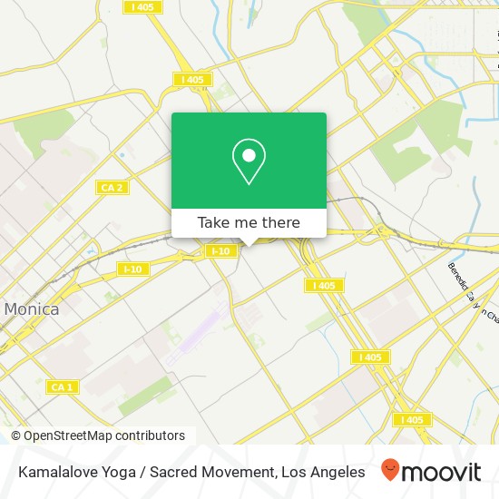 Mapa de Kamalalove Yoga / Sacred Movement