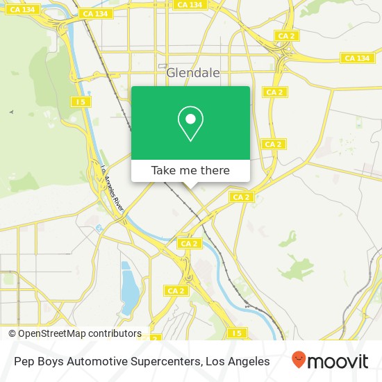 Pep Boys Automotive Supercenters map