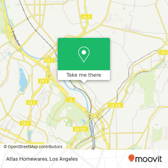 Atlas Homewares map