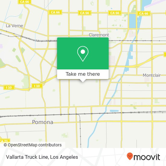 Vallarta Truck Line map
