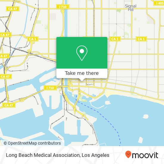 Long Beach Medical Association map