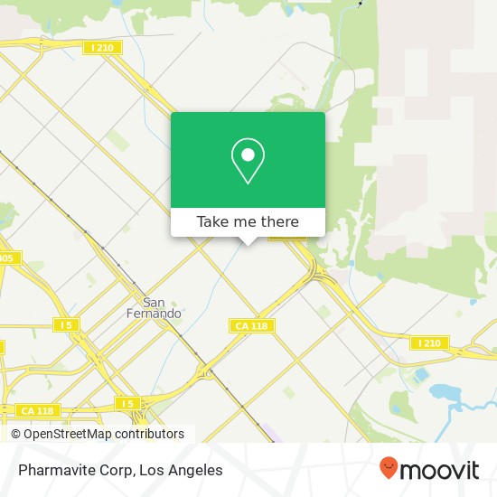 Pharmavite Corp map