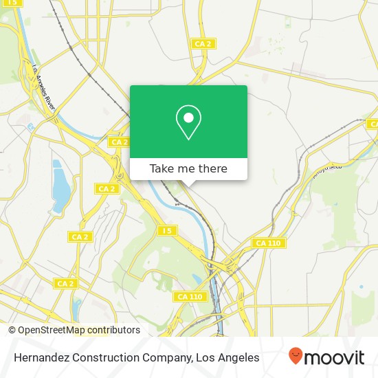 Hernandez Construction Company map