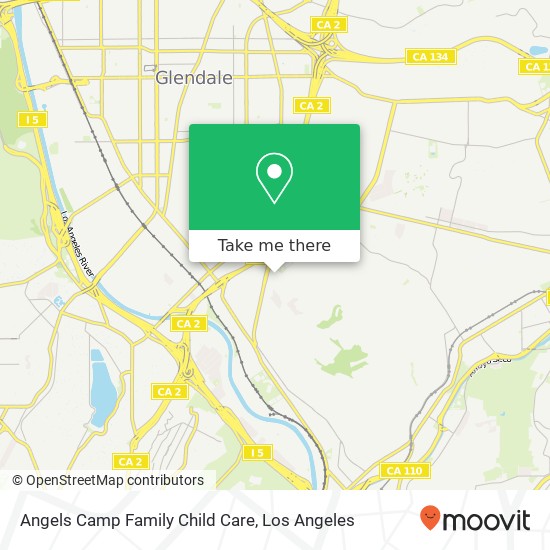 Angels Camp Family Child Care map