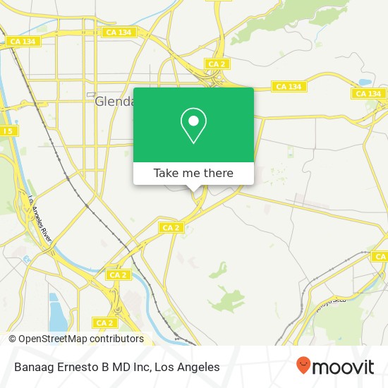 Mapa de Banaag Ernesto B MD Inc