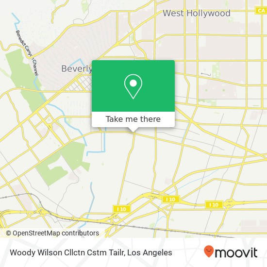 Mapa de Woody Wilson Cllctn Cstm Tailr