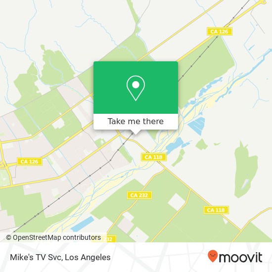 Mike's TV Svc map