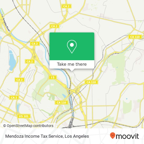 Mendoza Income Tax Service map