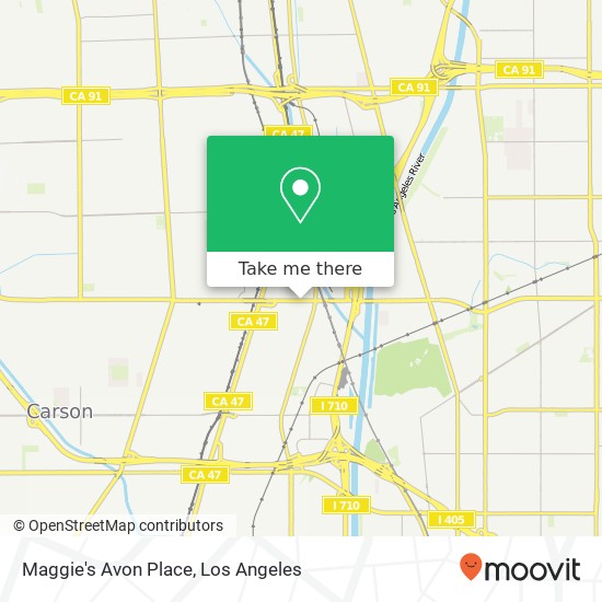 Mapa de Maggie's Avon Place