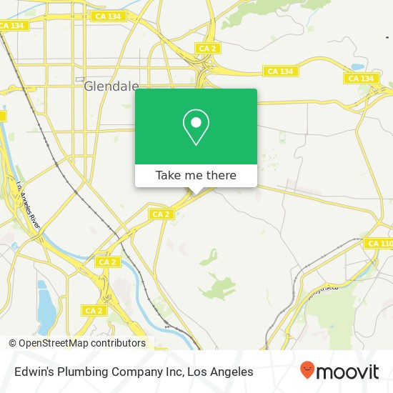 Mapa de Edwin's Plumbing Company Inc